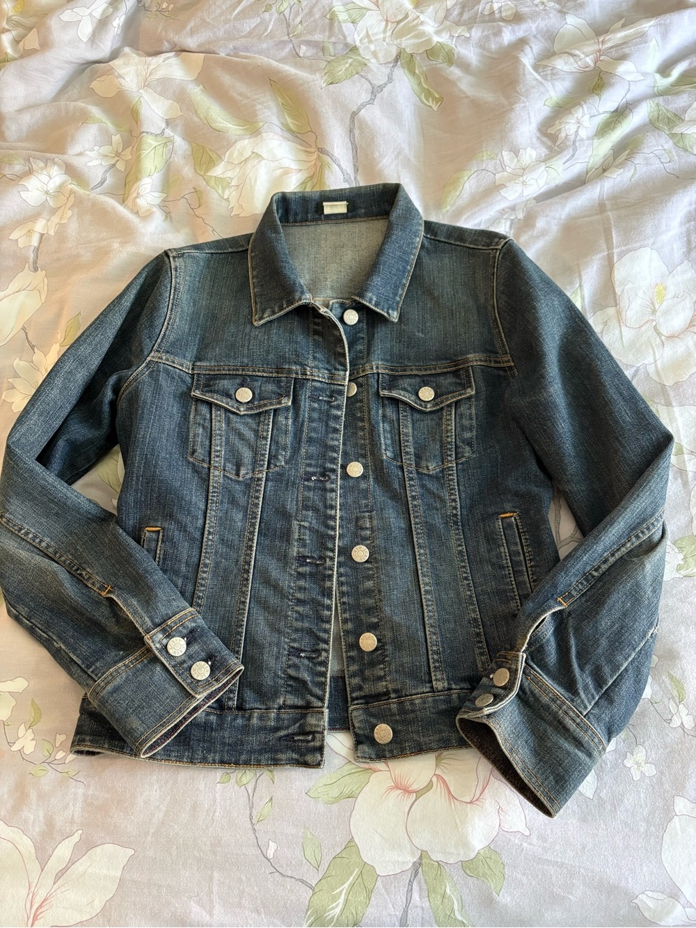 J. Crew Women's Dark Blue Denim Jacket